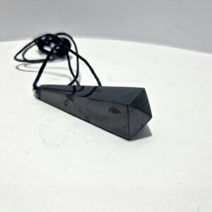 Shungite Pendant "PENDULUM" Faceted